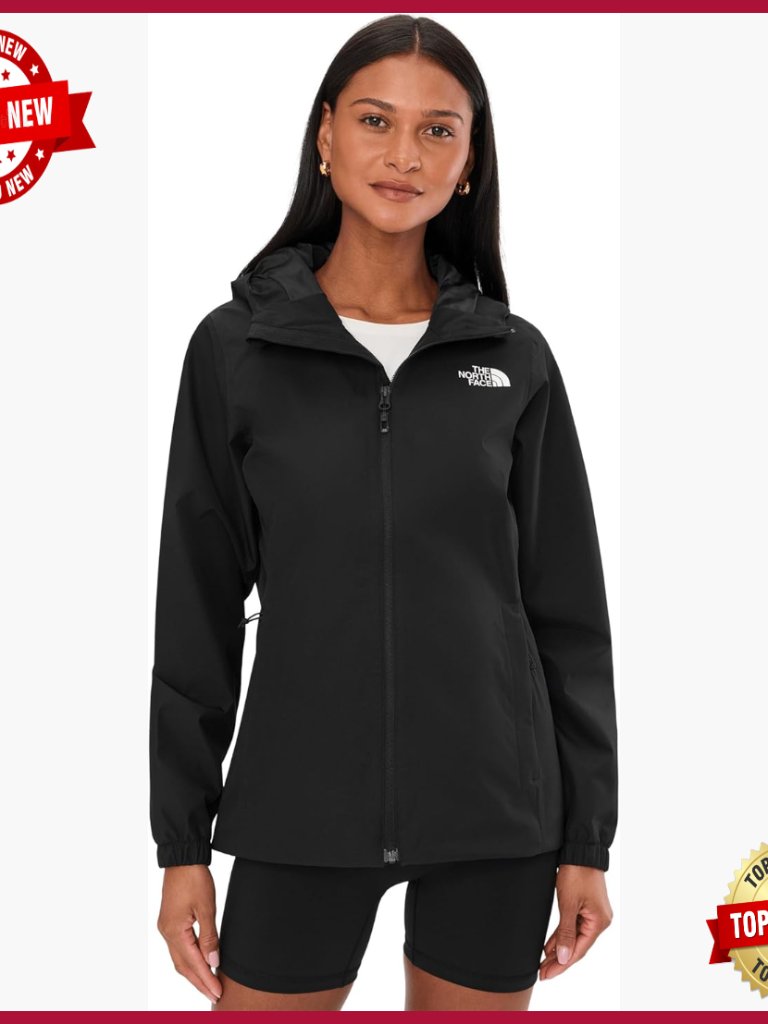 Waterproof Windbreaker Jacket With Hood, Long Sleeve, Regular Fit